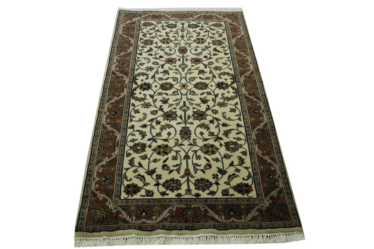 Traditional Indo Mahal pattern detail