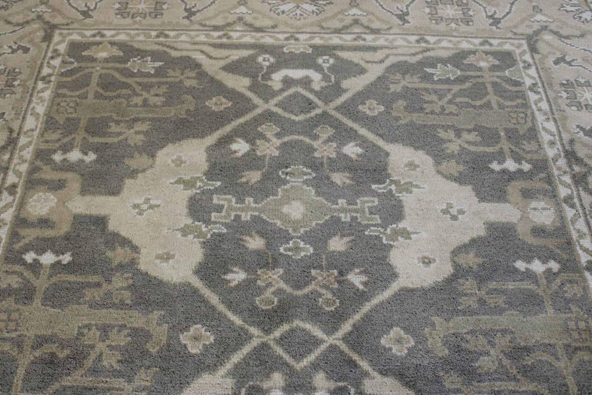 Full view of Oushak Indo Ziegler rug