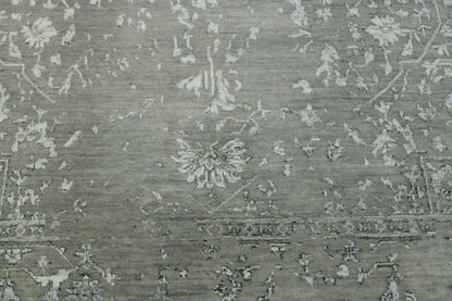Full view of Transitional Broken Heriz Design rug