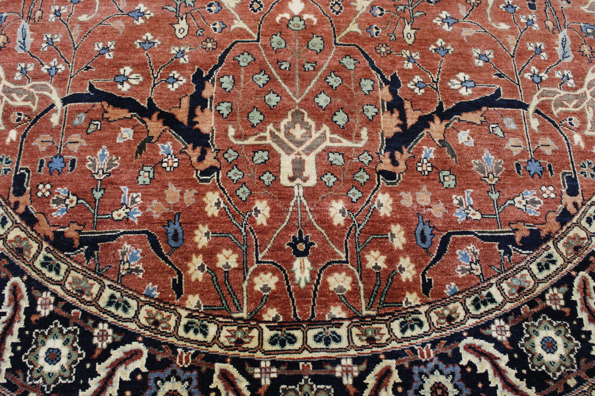 Tribal Fine Sherapi rug corner detail
