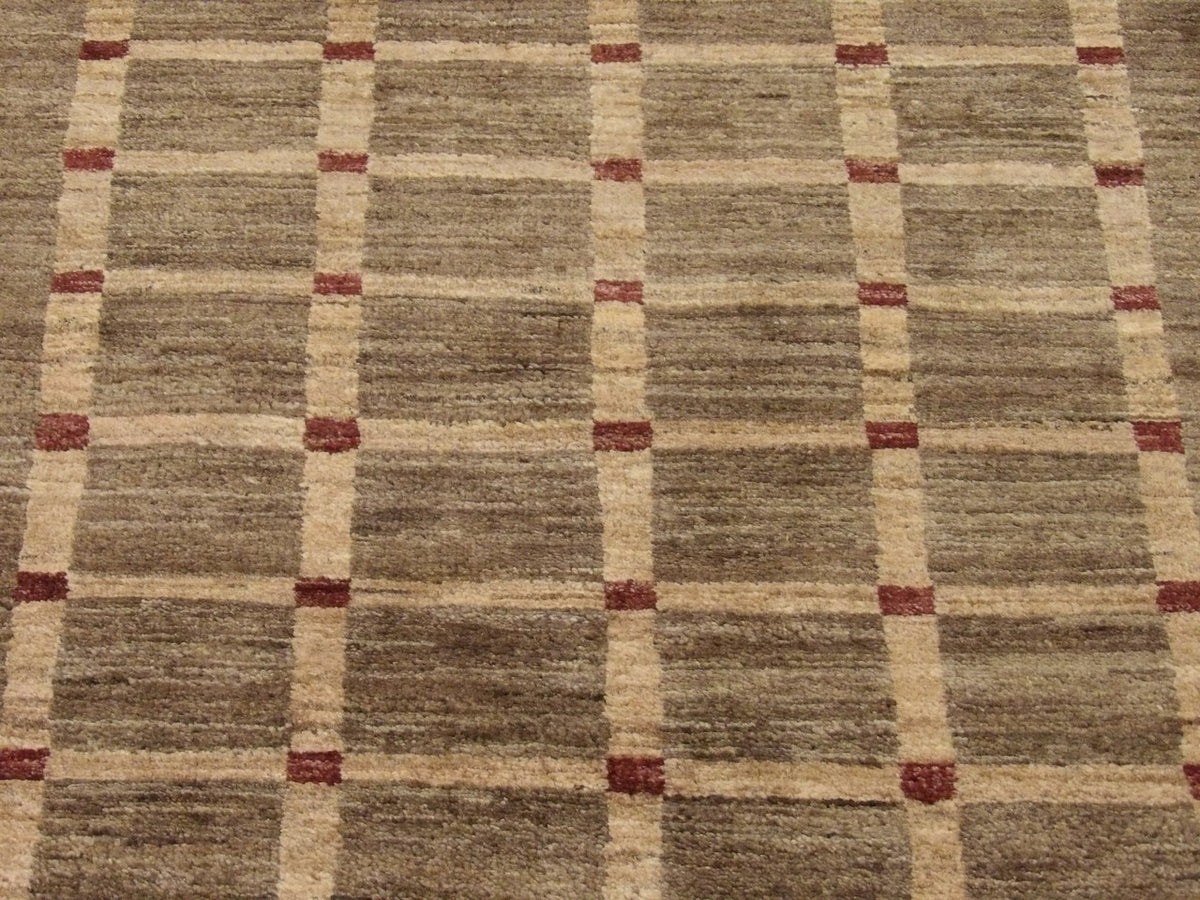Back of Modern Gabbeh hand-knotted rug
