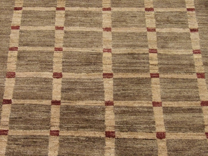 Back of Modern Gabbeh hand-knotted rug