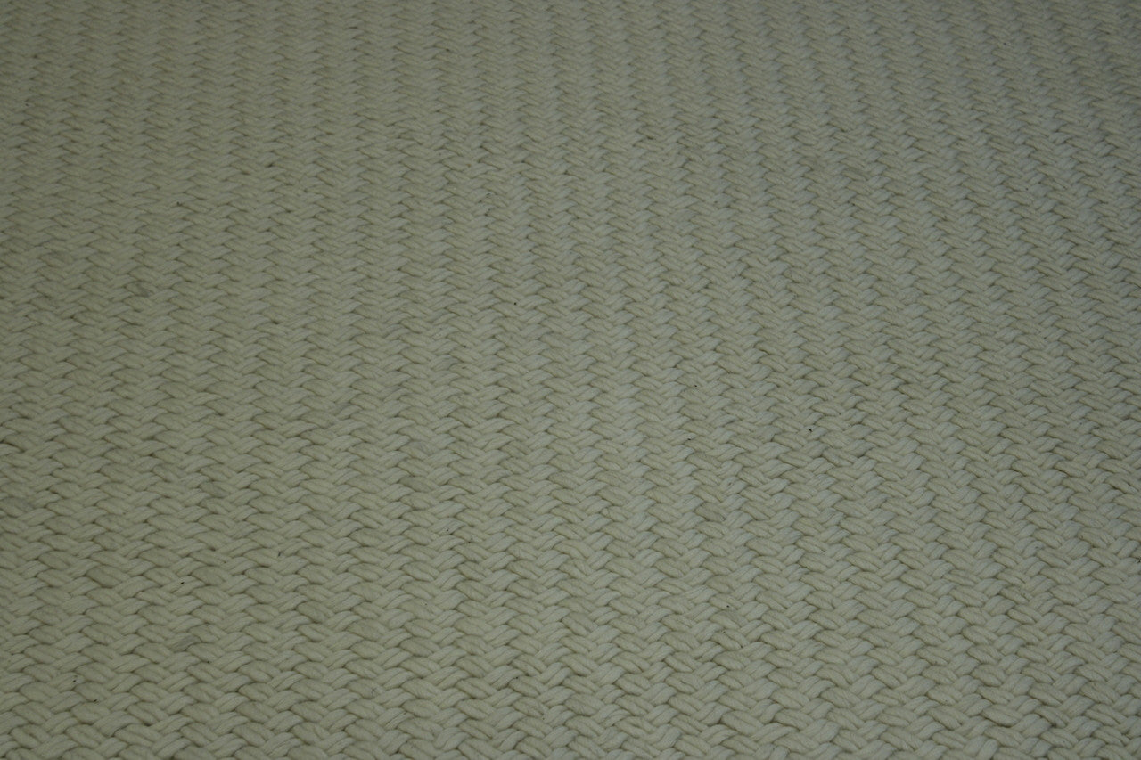 Close-up of wool pile, White rug