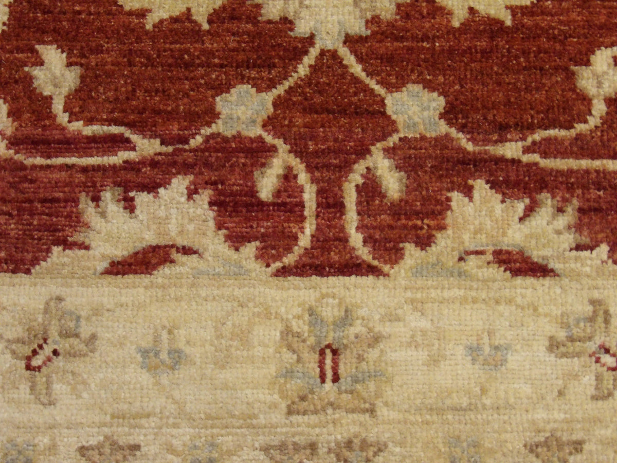 Oushak rug border detail