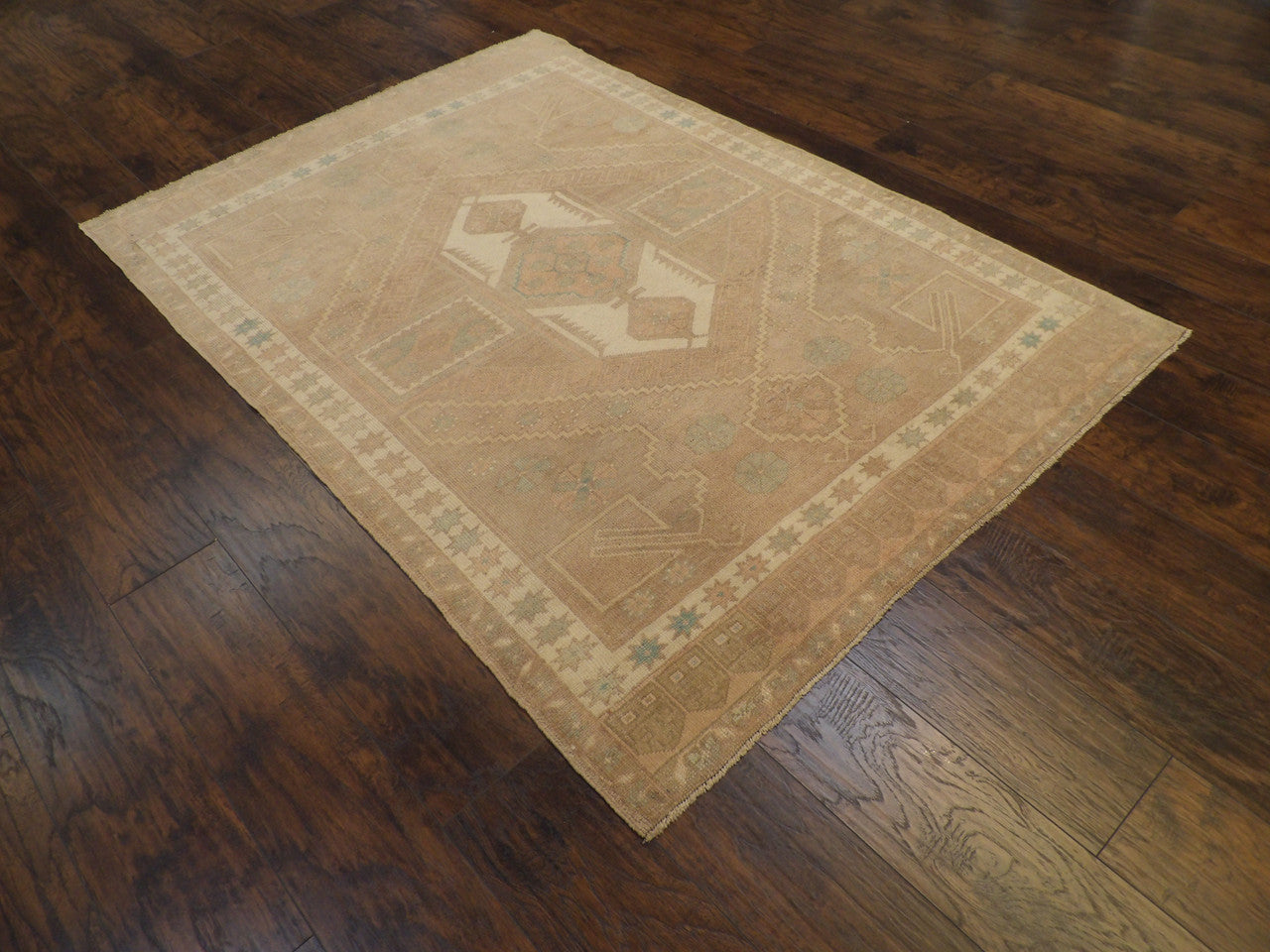 Full view of Anatolian Vintage Oushak rug