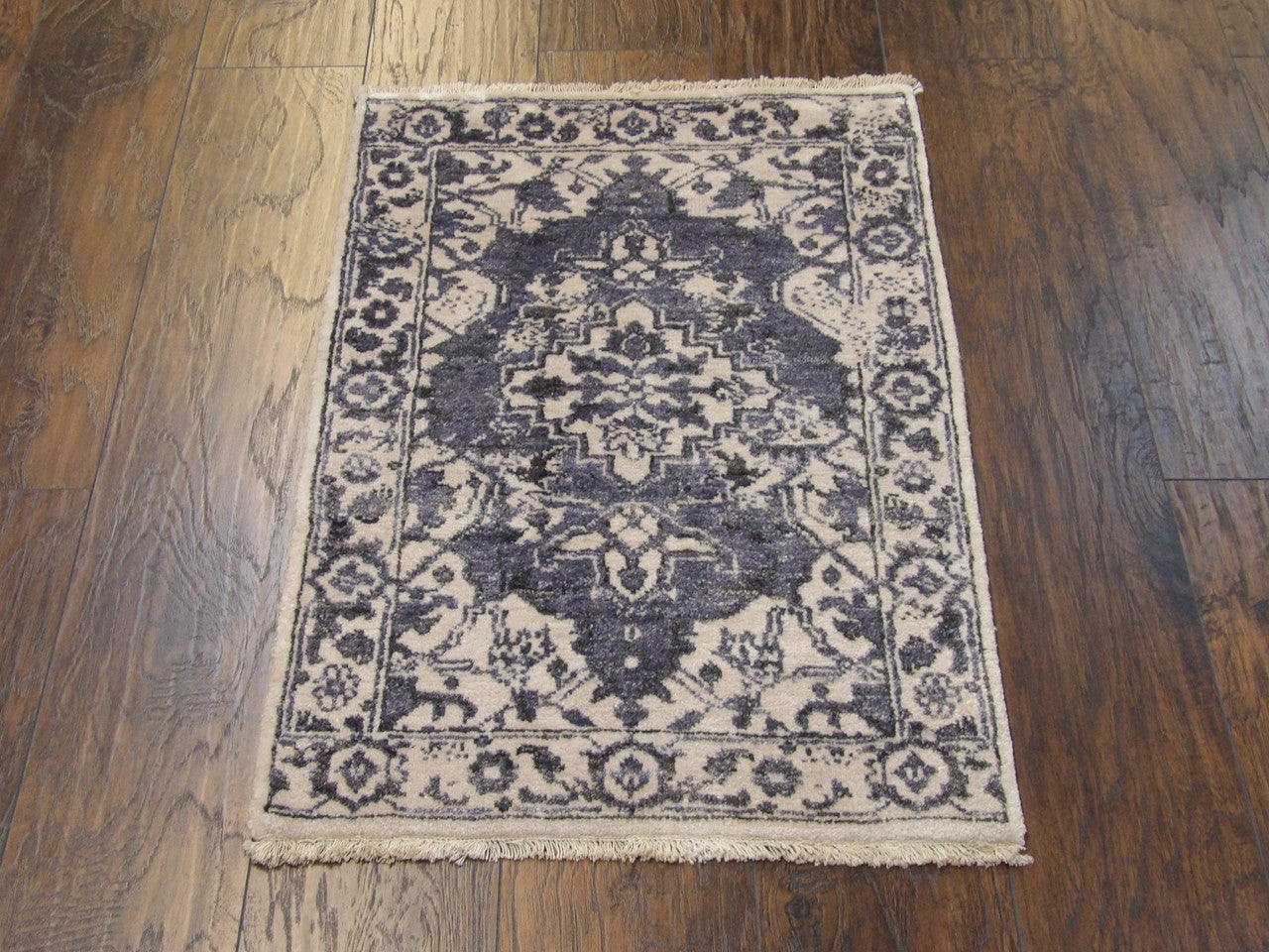 Oushak rug corner detail