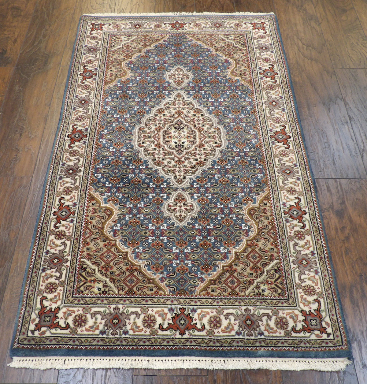 Tabriz rug corner detail