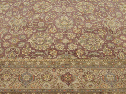 Fine Pak Persian Kashan rug border detail