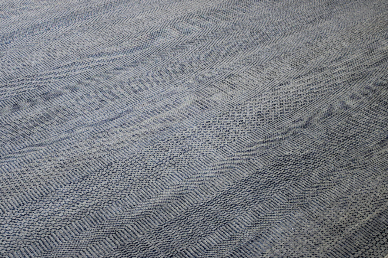 Modern Grass Design rug corner detail