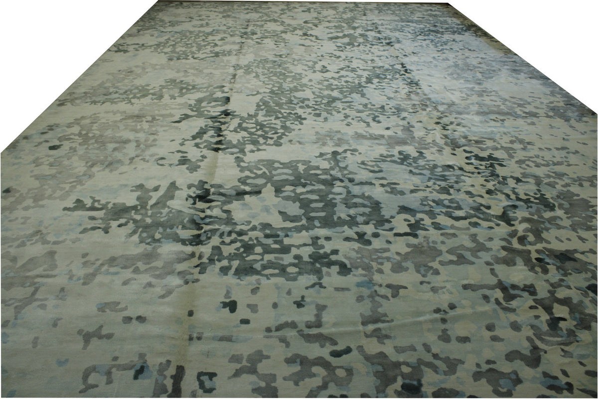 Full view of Modern Abstract Broken Design rug