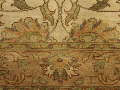 Jaipur Kashan Antique Wash rug border detail