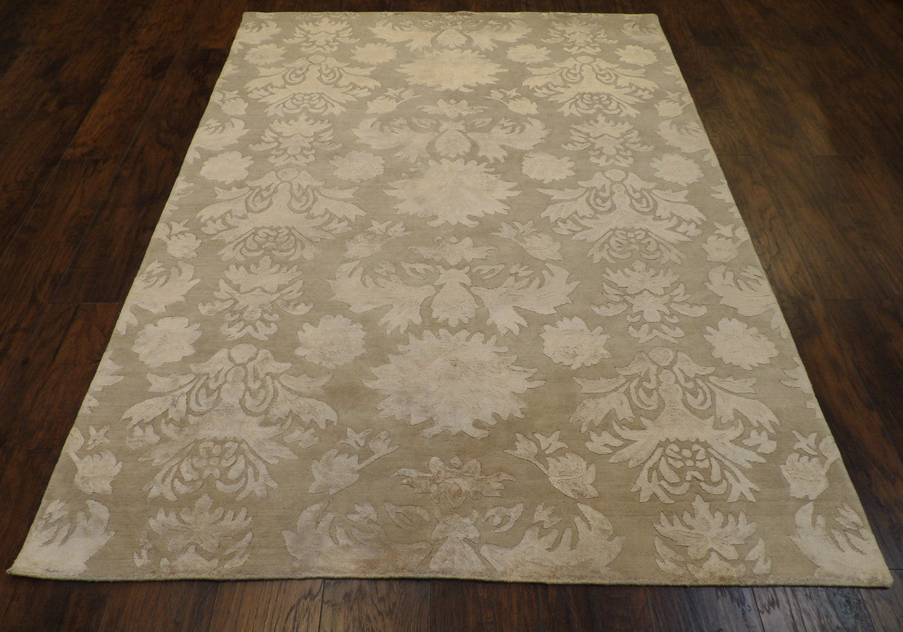 Floral rug corner detail