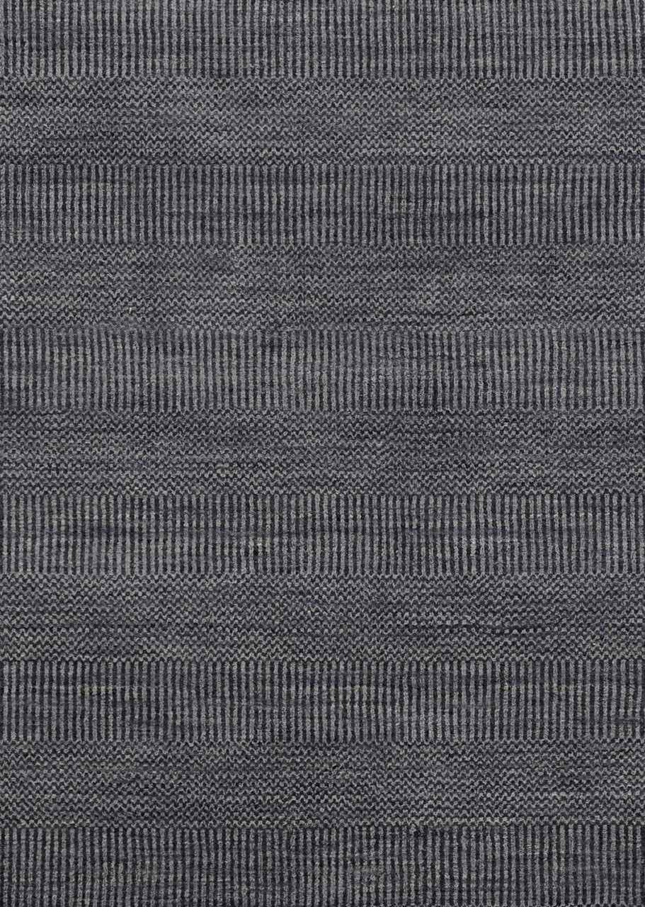 CONTEMPORARY HAND WOVEN RUG WOOL  -  WRU80BLUE