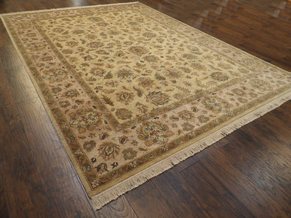 Fine Kashan Tie Dye 9'0"x12'0" Hand-knotted Rug -w298