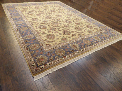 Fine Kashan Tie Dye 9'0"x12'0" Hand-knotted Rug -w311