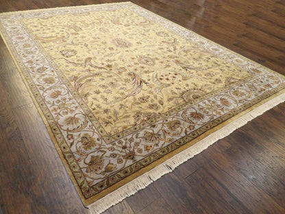 Fine Kashan Tie Dye 9'0"x12'0" Hand-knotted Rug -w312