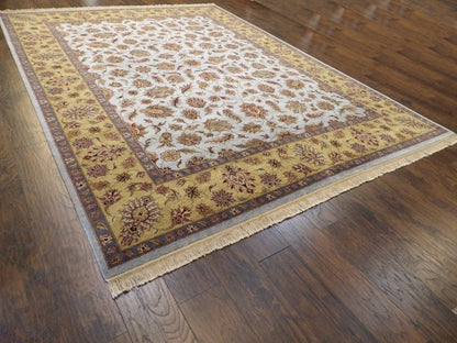 Fine Kashan Tie Dye 9'0"x12'0" Hand-knotted Rug -w313