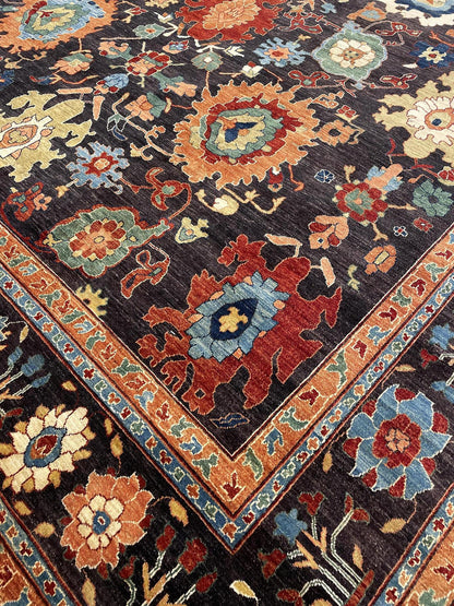 Oushak  Wool Hand Knotted Rug 11'11''x14'06''  - AR79923