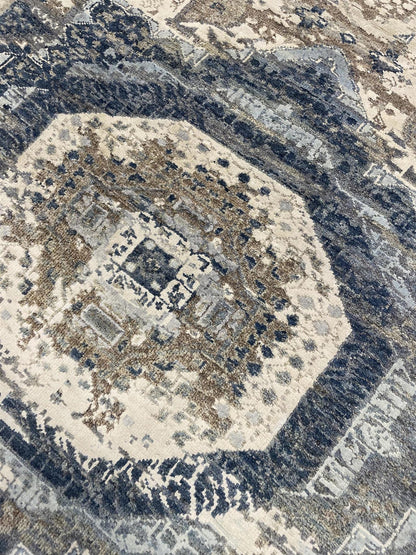 Farahan Mamluk Design Wool Hand Knotted Rug 2'06''x10'03''  - AR77589