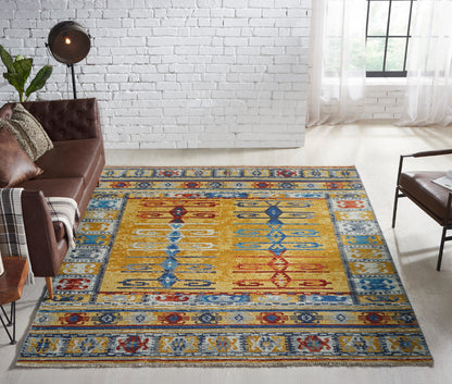 Transitional Hand Knotted Rug Wool - KSK11860