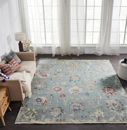 Transitional Hand Knotted Rug Wool - KSK11810