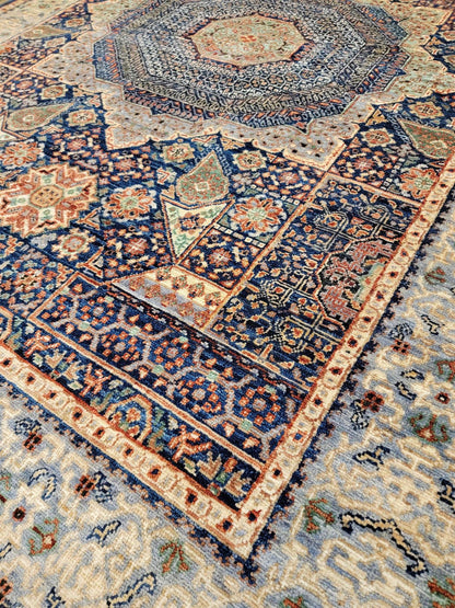 Farahan Mamluk Design Wool Hand Knotted Rug 4'08''x6'04''  - AR77022