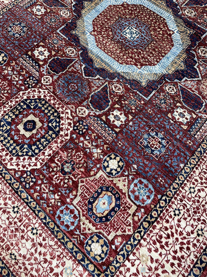 Farahan Mamluk Design Wool Hand Knotted Rug 5'00''x6'05''  - AR77020