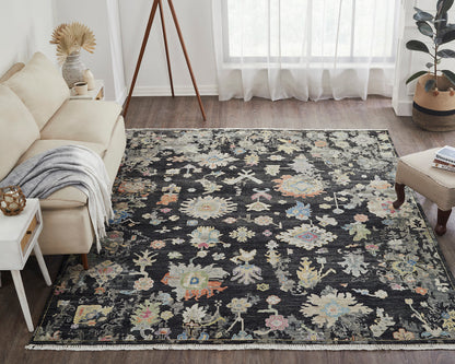 Transitional Hand Knotted Rug Wool & Silk - KAK4260