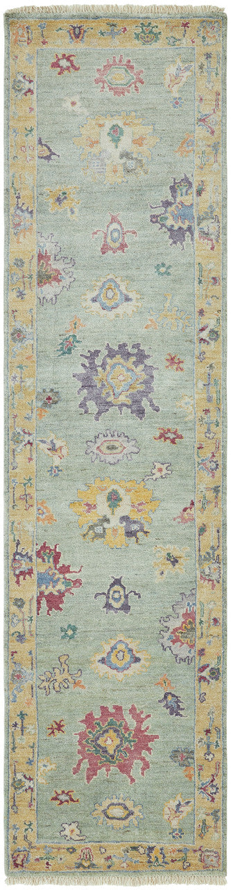 Transitional Hand Knotted Rug Wool & Silk - KAA9020