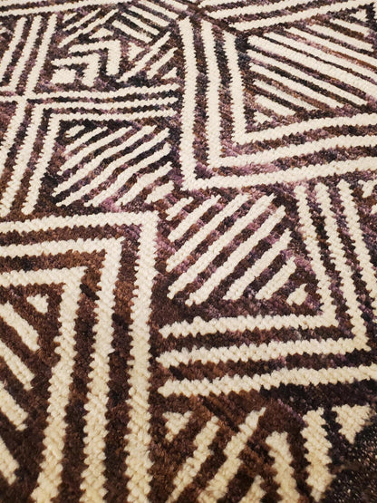 Tribal Moroccan Design Wool Hand Knotted Rug 4'02''x6'07''  - AR64680