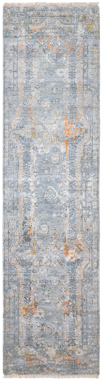 Transitional Hand Knotted Rug Wool & Silk - KKH3460