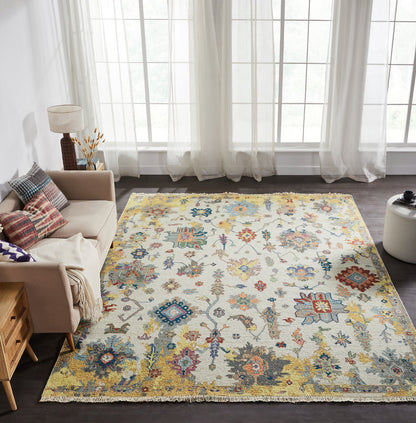 Transitional Hand Knotted Rug Wool - KSK11830