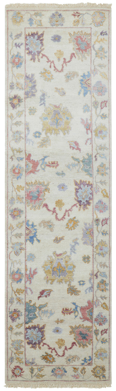 Transitional Hand Knotted Rug Wool & Silk - KAA8990