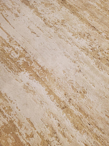 Modern Abstract  Silk and Wool Hand Knotted Rug 3'10''x5'08''  - AR44637