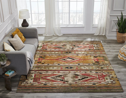 Transitional Hand Knotted Rug Wool - KMV7320