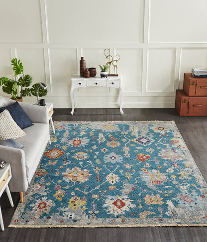 Transitional Hand Knotted Rug Wool - KSK11820