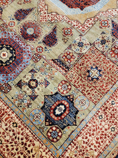 Farahan Mamluk Design Wool Hand Knotted Rug 4'10''x6'11''  - AR77025