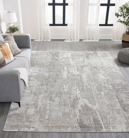 Modern Hand Knotted Rug Silk - KJN3040