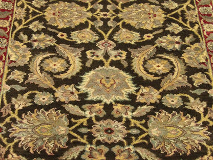 Back of Jaipur Kashan hand-knotted runner