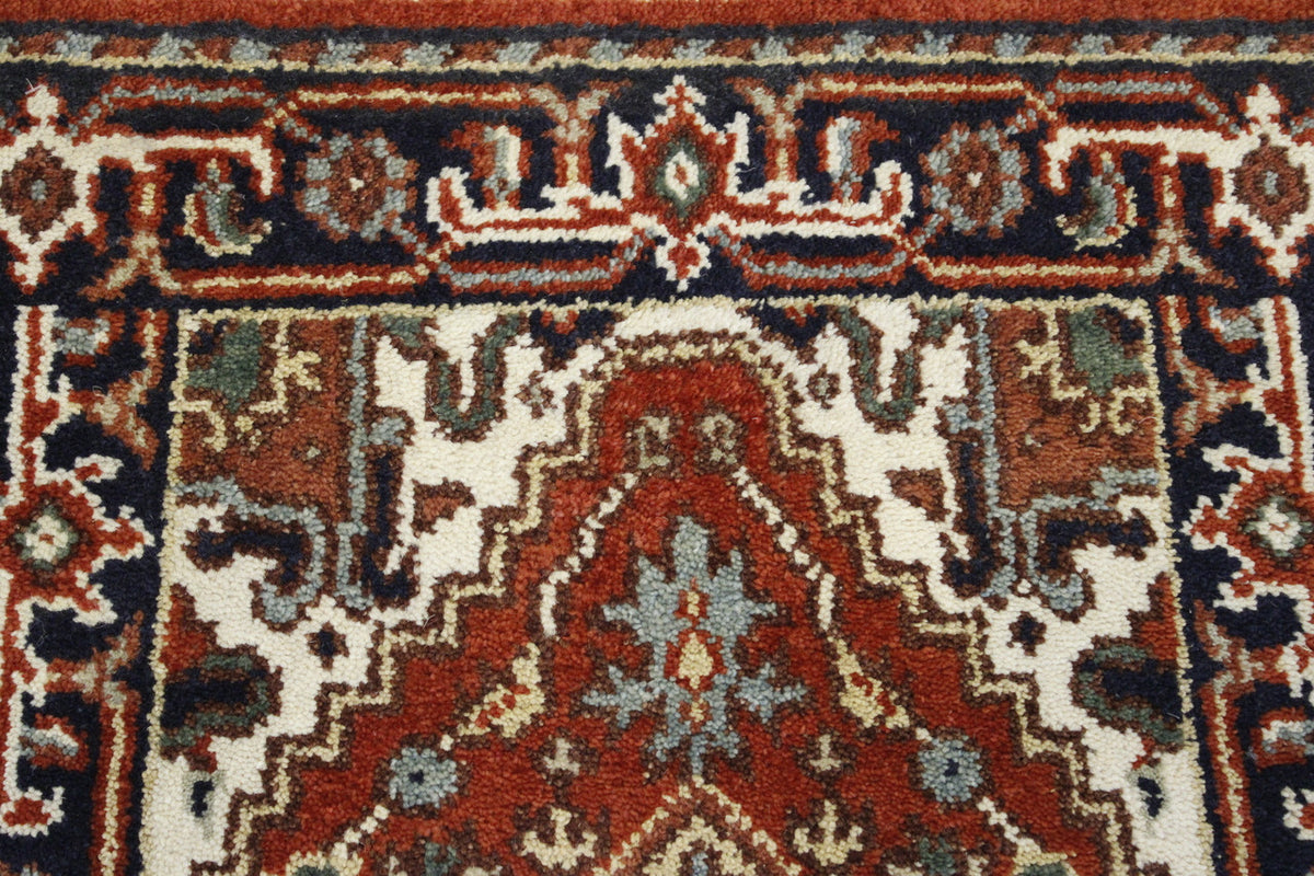Close-up of wool pile, Red rug