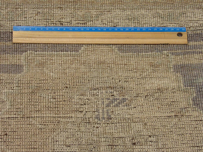 Full view of antique Turkish Yastik hand-knotted rug