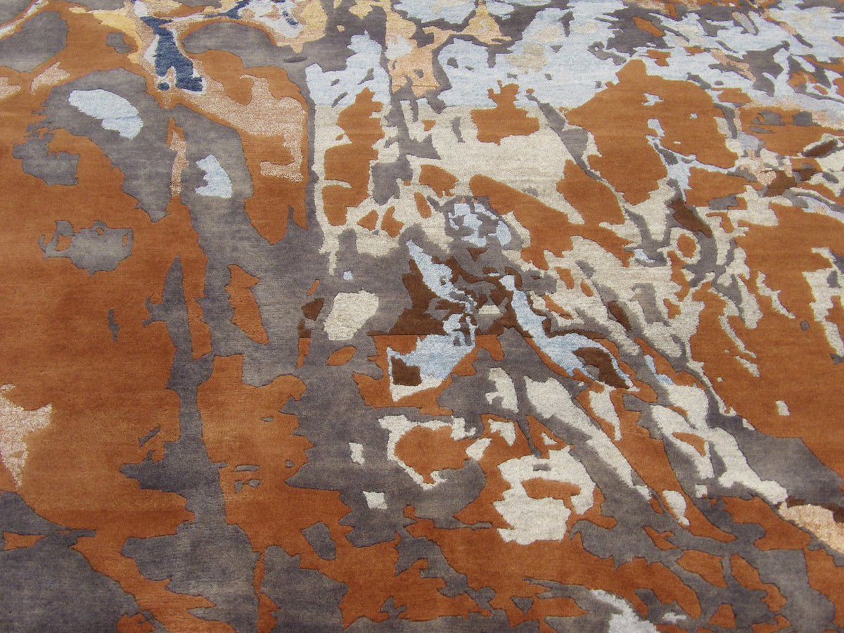 Tibetan rug border detail