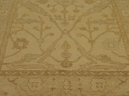 Oushak rug border detail