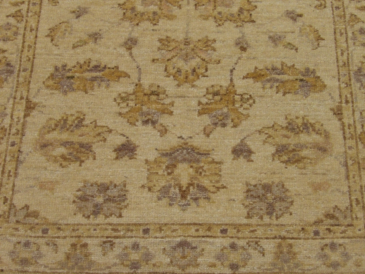 Back of Chobi hand-knotted rug