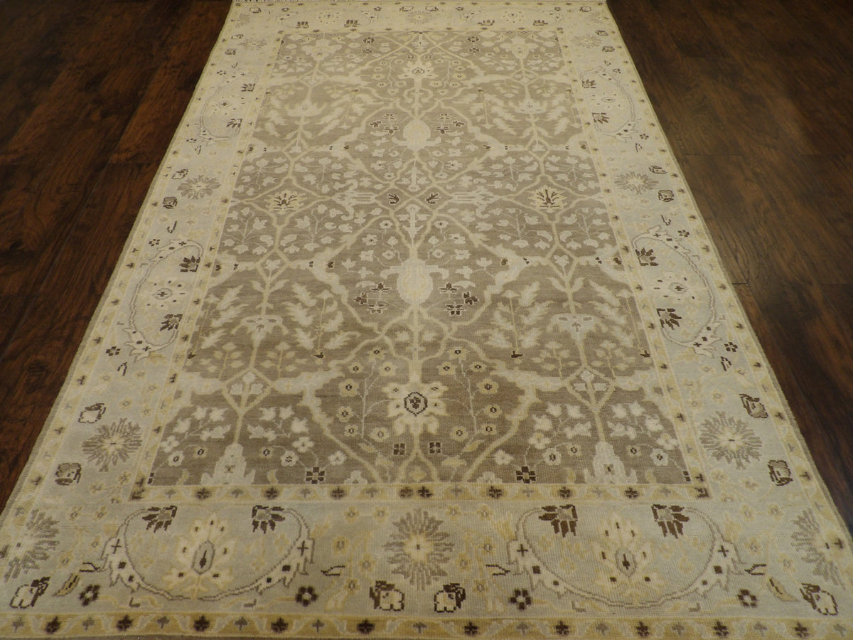 Oushak rug corner detail