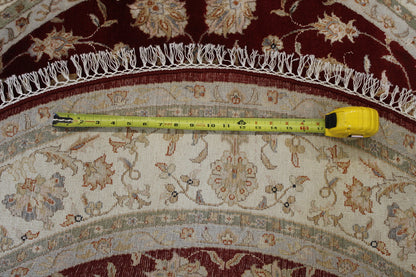 Back of Traditional Indo Nain hand-knotted rug