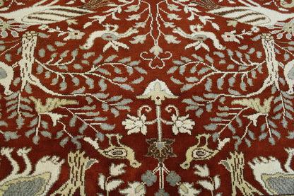 Tribal Ziegler rug corner detail