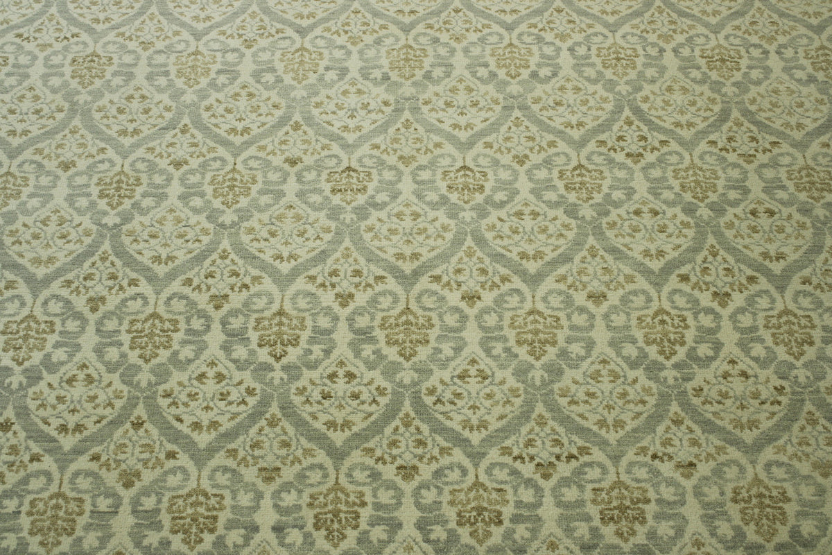 Full view of Tribal Ikat rug