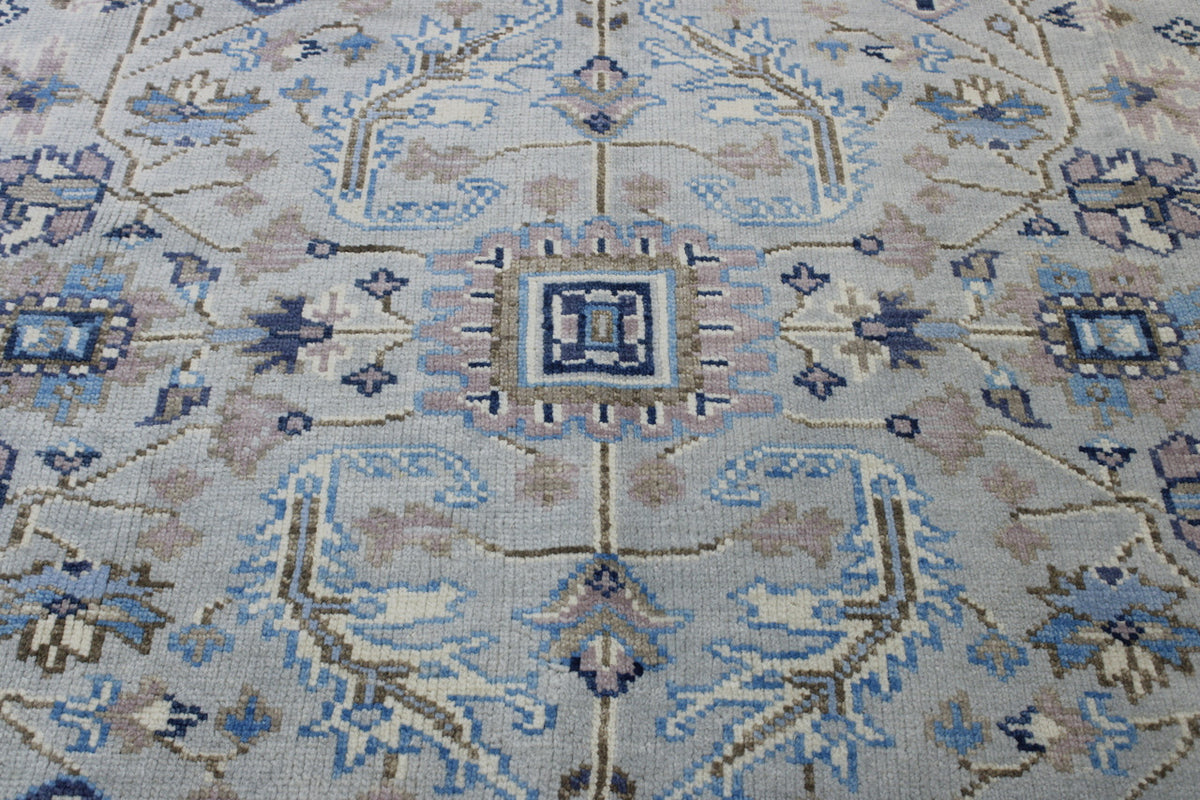 Full view of Oushak Colorful Ziegler rug