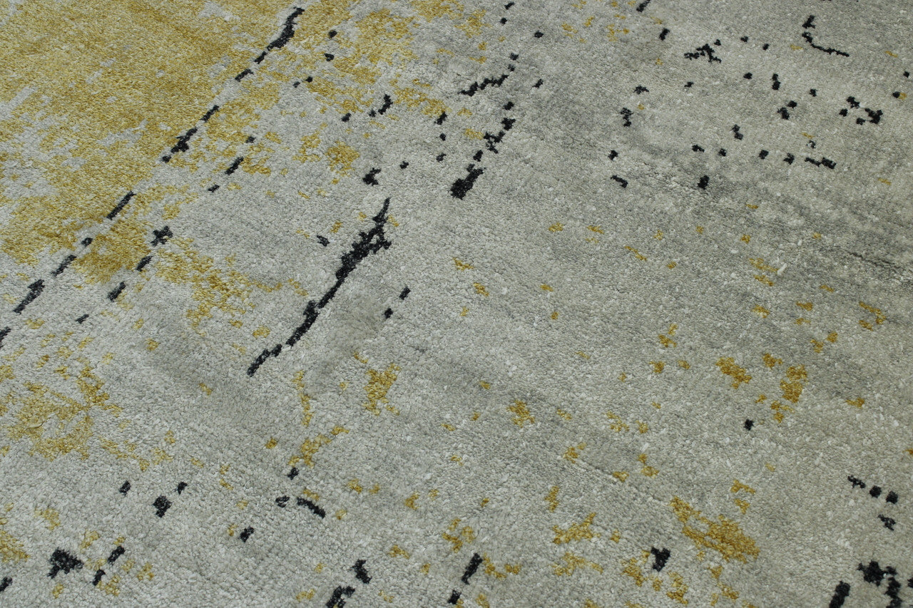 Modern Abstract Design rug corner detail